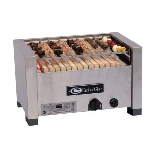 EmberGlo 25C-KABOB-LP 26 Inch Gas Kabob Charbroiler with 10 Skewers 39600 BTU EmberGlo 25C-KABOB-LP 26 Inch Gas Kabob Charbroiler with 10 Skewers 39600 BTU