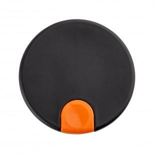 Tablecraft 12671 3.25 Inch Orange Decaf Lid Polypropylene Beverage Server