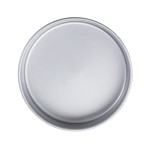 Tablecraft 12465 8.5 Inch Round Cake Pan Non-Stick Aluminized Steel with Silicone