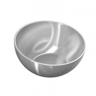 Tablecraft CW4090N 10 Inch Round Bowl 3 Quart Sand Cast Aluminum Dishwasher Safe