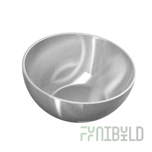 Tablecraft CW4090N 10 Inch Round Bowl 3 Quart Sand Cast Aluminum Dishwasher Safe
