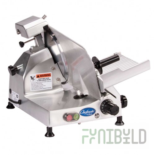 Globe C10 10 Inch Manual Food Slicer Electric Anodized Aluminum with Top Sharpener