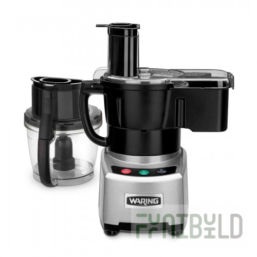 Waring WFP16SCD 4-Quart and Continuous-Feed Food Processor with Dicing