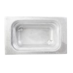 Tablecraft CW354N 1-1/4 Quart Food Pan Cold Holding Aluminum with NSF Compliance