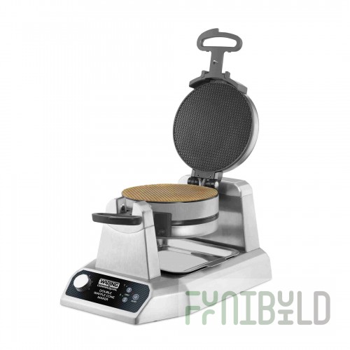 Waring WWCM200K 13 Inch Electric Waffle Cone Maker Non-Stick Plates with Tool