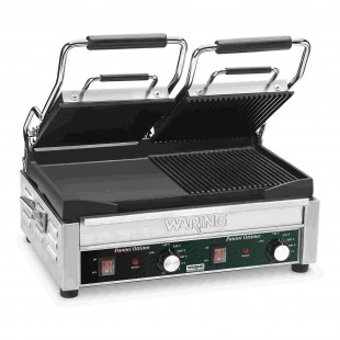 Waring WDG300 Ribbed and Flat Grill, 17 in. x 9.5 in., 240 Volt Waring WDG300 Ribbed and Flat Grill, 17 in. x 9.5 in., 240 Volt