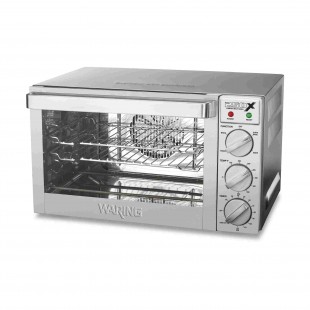 Waring WCO250XKSDI 21 Inch Electric Convection Oven Countertop with Racks