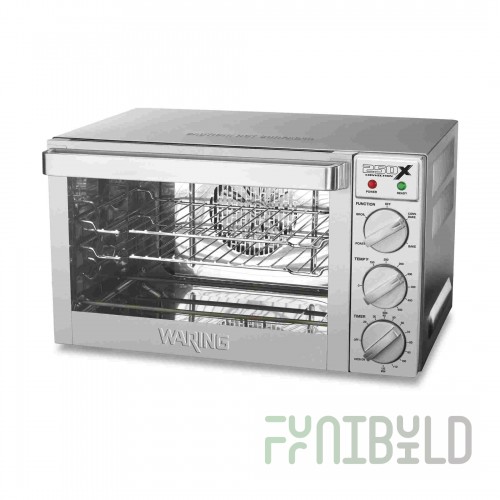 Waring WCO250XKSDI 21 Inch Electric Convection Oven Countertop with Racks