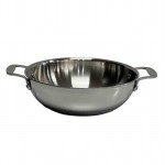 Tablecraft CW7012 3 Quart Induction Wok Gas Coated Aluminum and Stainless Steel