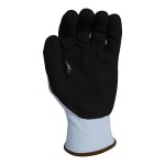Armor Guys Extraflex Olympus 04-300-L Light Blue 13 Gauge A3 Gloves with Black HCT Microfoam Nitrile Palm Coating - Large