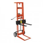 Wesco Industrial Products 750 lb. 4-Wheel Steel Winch Pedalift with 22