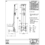Wesco Industrial Products 750 lb. 4-Wheel Steel Winch Pedalift with 22