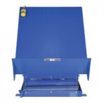 Vestil Blue Single Scissor Lift / Tilt Table with 54 Vestil Blue Single Scissor Lift / Tilt Table with 54