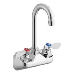 Regency Wall Mount Sink Faucet with 3 1/2