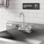 Regency Wall Mount Sink Faucet with 3 1/2