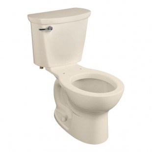 American Standard Cadet PRO 215DA004.021 Bone Vitreous China Floor-Mount Standard Height Toilet with Round High-Efficiency Bowl - 1.6 GPF American Standard Cadet PRO 215DA004.021 Bone Vitreous China Floor-Mount Standard Height Toilet with Round High-Efficiency Bowl - 1.6 GPF