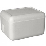 Insulated Shipping Box with Foam Cooler 11 3/8