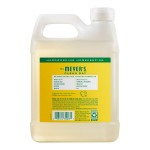 Mrs. Meyer's Clean Day 394966 33 oz. Honeysuckle Scented Hand Soap Refill - 6/Case