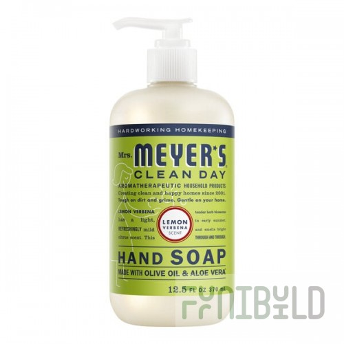 Mrs. Meyer's Clean Day 390068 12.5 oz. Lemon Verbena Scented Hand Soap with Pump - 6/Case