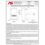 American Specialties, Inc. Simplicity 10-645210A-6 Semi-Recessed Battery-Operated Automatic Roll Paper Towel Dispenser