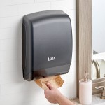Lavex Translucent Black C-Fold / Multifold Paper Towel Dispenser with 4,000 Kraft M-Fold Paper Towels Lavex Translucent Black C-Fold / Multifold Paper Towel Dispenser with 4,000 Kraft M-Fold Paper Towels