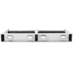 Bobrick B-274 ClassicSeries Multi Roll Toilet Tissue Dispenser with Controlled Delivery and Satin Finish