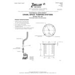 Zoeller 108-0001 Crawl Space Sump with M53 Pump, Hose, and Tank Assembly - 115V