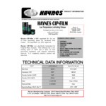 Haynes 88 CIP-Film 4 oz. Low Temperature Lubricating Grease - 100/Case Haynes 88 CIP-Film 4 oz. Low Temperature Lubricating Grease - 100/Case
