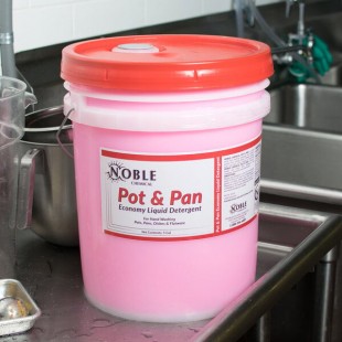 Noble 5 gallon / 640 oz. Economy Concentrated Pot & Pan Soap Noble 5 gallon / 640 oz. Economy Concentrated Pot & Pan Soap