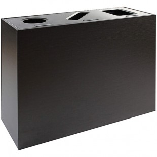 Busch Systems Aristata 100838 45 Gallon Western Breeze Composite Board Three Stream Decorative Cans and Bottles / Paper / Waste Receptacle Busch Systems Aristata 100838 45 Gallon Western Breeze Composite Board Three Stream Decorative Cans and Bottles / Paper / Waste Receptacle
