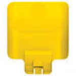 Rubbermaid® 2007907 Slim Jim Recycling Yellow Billboard