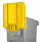 Rubbermaid® 2007907 Slim Jim Recycling Yellow Billboard