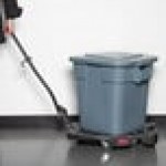 Rubbermaid® BRUTE 28 Gallon Gray Square Trash Can and Lid