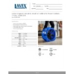 Lavex 2-Speed Industrial Axial Fan with GFCI Power Outlets - 1/4 hp, 4,000 CFM