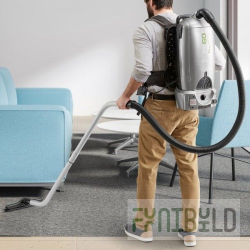 Atrix VACBPAIC Ergo Pro 8 Qt. Cordless Backpack Vacuum with HEPA Filtration and Tool Kit - 26V, 300W
