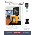 Cal-Mil 22160-B Black Trash Can Bracket Cal-Mil 22160-B Black Trash Can Bracket