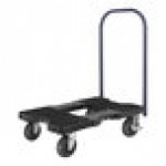 Snap-Loc E-Track Extreme-Duty 1,600 lb. Black Push Cart Dolly SL1600P6B