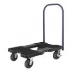 Snap-Loc E-Track Extreme-Duty 1,600 lb. Black Push Cart Dolly SL1600P6B