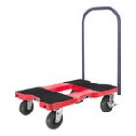 Snap-Loc E-Track Extreme-Duty 1,600 lb. Black Push Cart Dolly SL1600P6B
