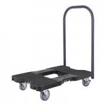 Snap-Loc E-Track Extreme-Duty 1,600 lb. Black Push Cart Dolly SL1600P6B