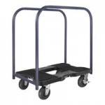 Snap-Loc E-Track Extreme-Duty 1,600 lb. Black Push Cart Dolly SL1600P6B