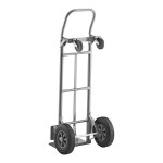Lavex 500 lb. Gray 2-in-1 Convertible Hand Truck With 10