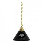 Holland Bar Stool BL1BRBurg Burgundy Pendant Light with Brass Finish - 120V