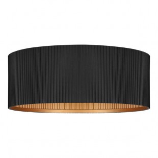 Canarm Rexton Matte Black Modern Flush Mount Light - 120V, 60W