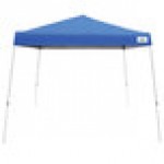 Caravan Canopy 21007800020 V-Series 2 10' x 10' Blue Slant Leg Instant Canopy