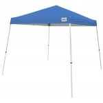 Caravan Canopy 21007800020 V-Series 2 10' x 10' Blue Slant Leg Instant Canopy