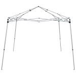 Caravan Canopy 21007800020 V-Series 2 10' x 10' Blue Slant Leg Instant Canopy