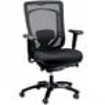 Eurotech Seating MFSY77 Monterey Black Fabric / Mesh Synchro Tilt Office Chair Eurotech Seating MFSY77 Monterey Black Fabric / Mesh Synchro Tilt Office Chair