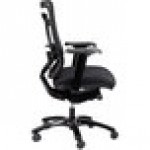 Eurotech Seating MFSY77 Monterey Black Fabric / Mesh Synchro Tilt Office Chair Eurotech Seating MFSY77 Monterey Black Fabric / Mesh Synchro Tilt Office Chair