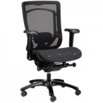 Eurotech Seating MFSY77 Monterey Black Fabric / Mesh Synchro Tilt Office Chair Eurotech Seating MFSY77 Monterey Black Fabric / Mesh Synchro Tilt Office Chair